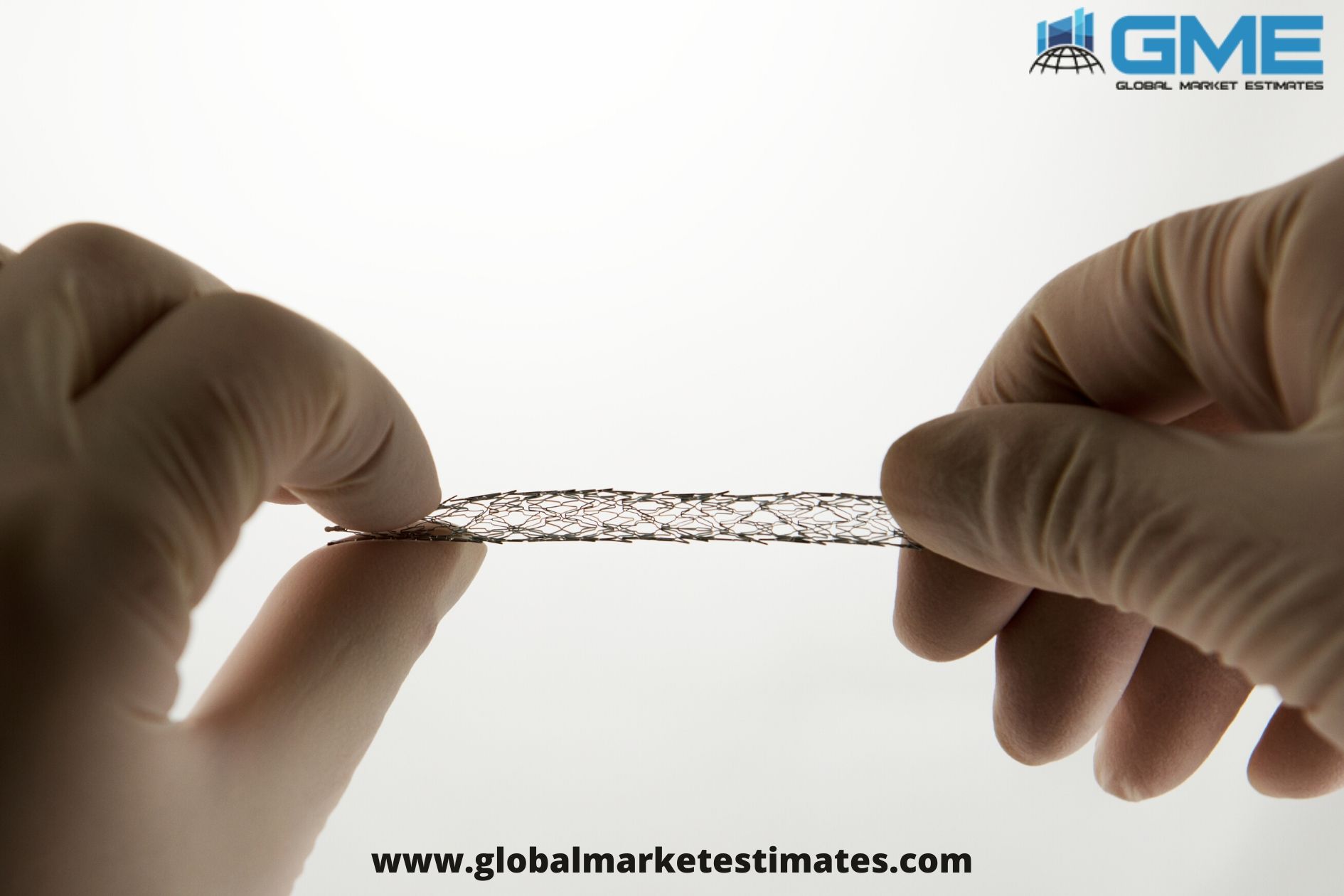 How has the global drug eluting stents market grown over the years?